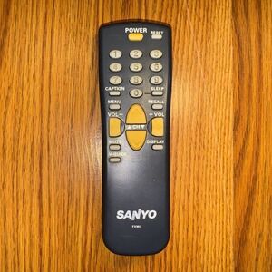 Sanyo TV Remote Control FXML Dark Gray OEM Replacement